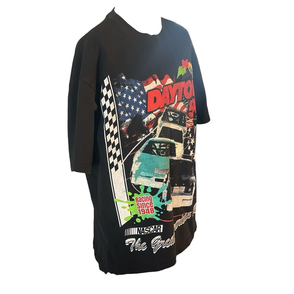 Daytona 500 Nascar The Great American Race Men's Medium Black T-Shirt - Picture 3 of 7